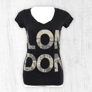 LONDON Black T Shirt